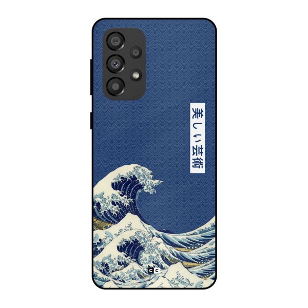 Japanese Art Metal Back Case for Galaxy A33 5G