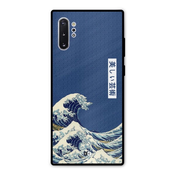 Japanese Art Metal Back Case for Galaxy Note 10 Plus