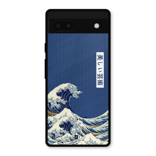 Japanese Art Metal Back Case for Google Pixel 6a