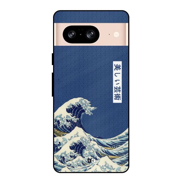 Japanese Art Metal Back Case for Google Pixel 8