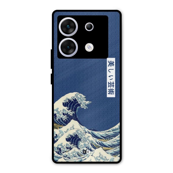 Japanese Art Metal Back Case for Infinix Zero 30 5G