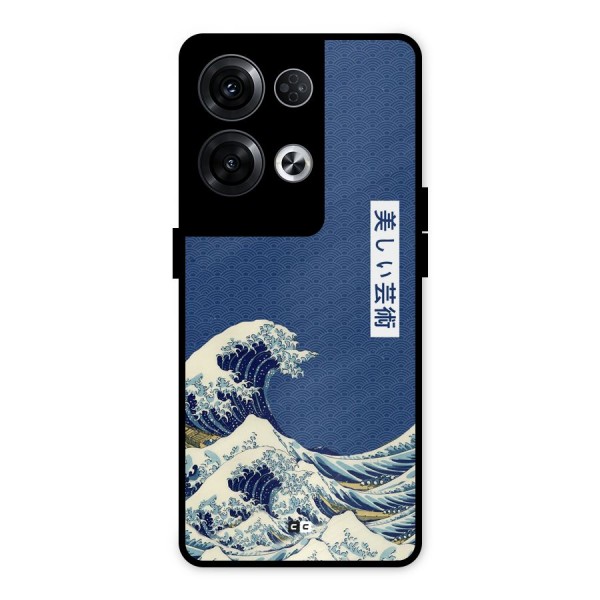 Japanese Art Metal Back Case for Oppo Reno8 Pro 5G