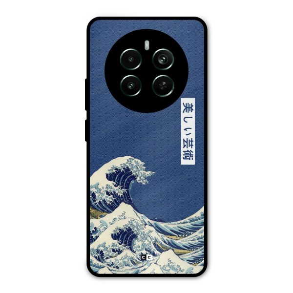 Japanese Art Metal Back Case for Realme 12 Plus