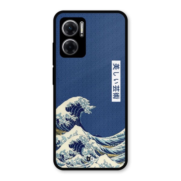 Japanese Art Metal Back Case for Redmi 11 Prime 5G