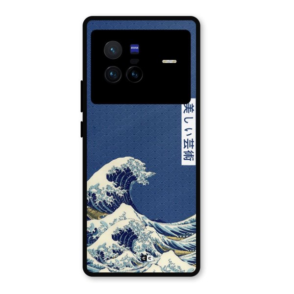 Japanese Art Metal Back Case for Vivo X80