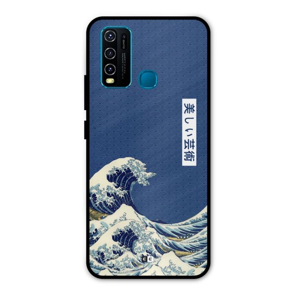 Japanese Art Metal Back Case for Vivo Y30