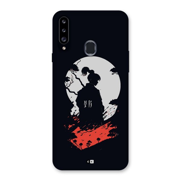 Japanese Warrior Back Case for Galaxy A20s