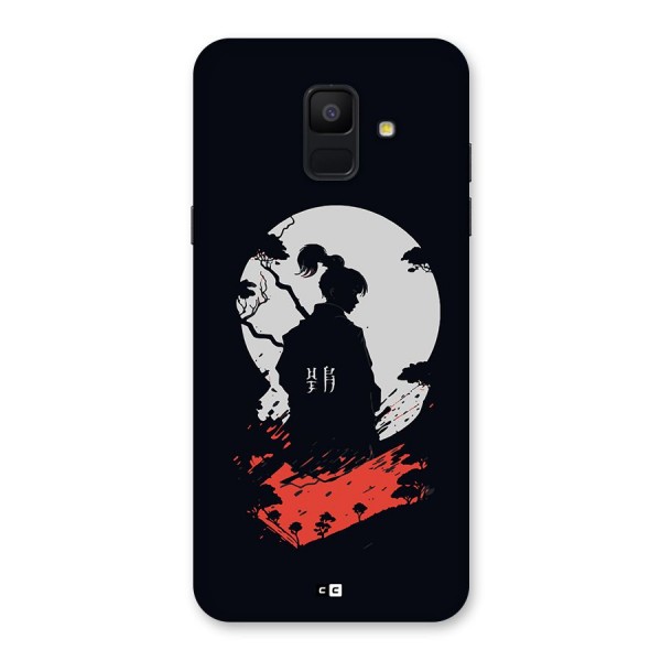 Japanese Warrior Back Case for Galaxy A6 (2018)