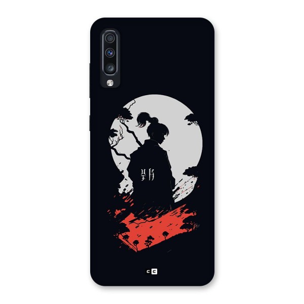 Japanese Warrior Back Case for Galaxy A70s