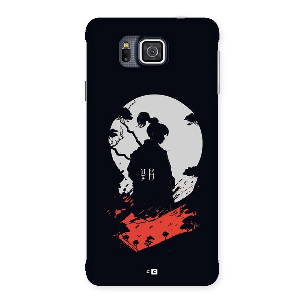 Japanese Warrior Back Case for Galaxy Alpha