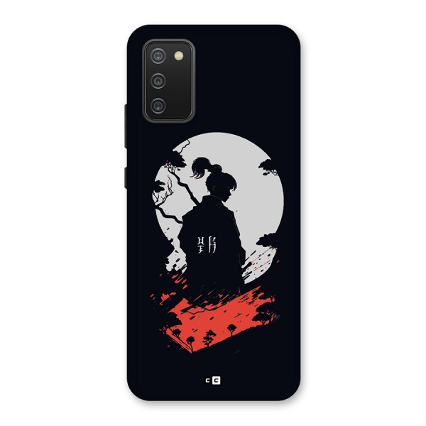 Japanese Warrior Back Case for Galaxy F02s