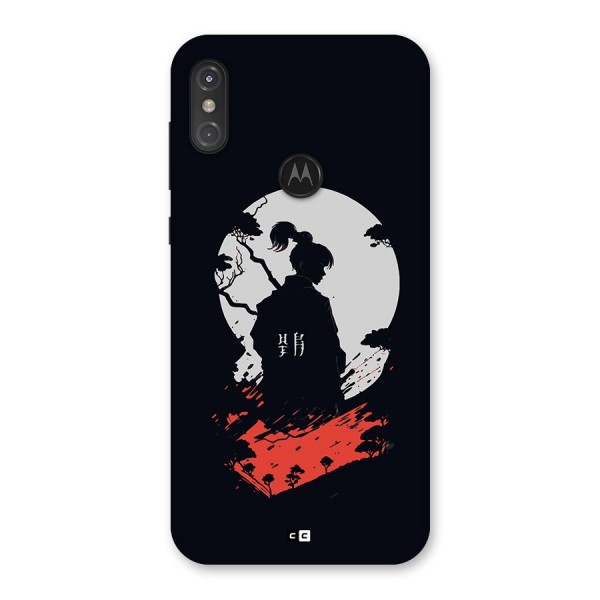 Japanese Warrior Back Case for Motorola One Power