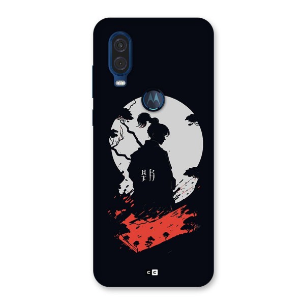 Japanese Warrior Back Case for Motorola One Vision