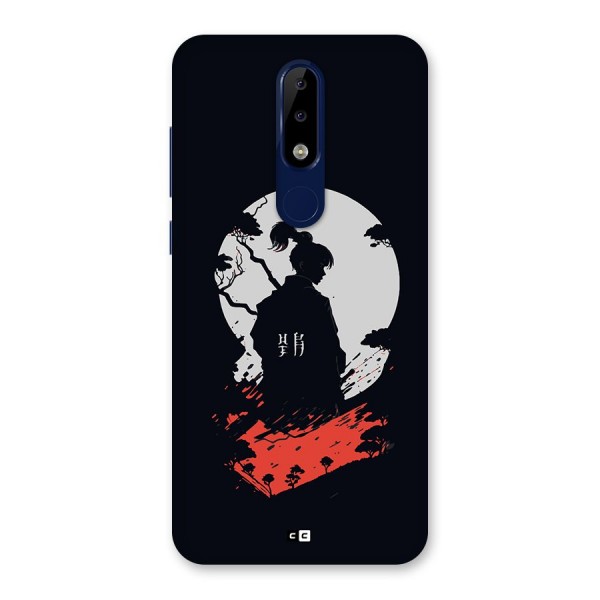 Japanese Warrior Back Case for Nokia 5.1 Plus