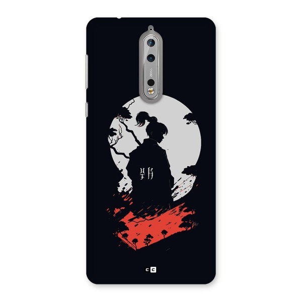 Japanese Warrior Back Case for Nokia 8