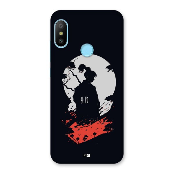 Japanese Warrior Back Case for Redmi 6 Pro