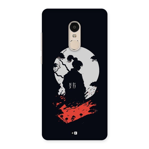 Japanese Warrior Back Case for Redmi Note 4