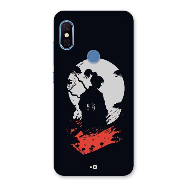 Japanese Warrior Back Case for Redmi Note 6 Pro