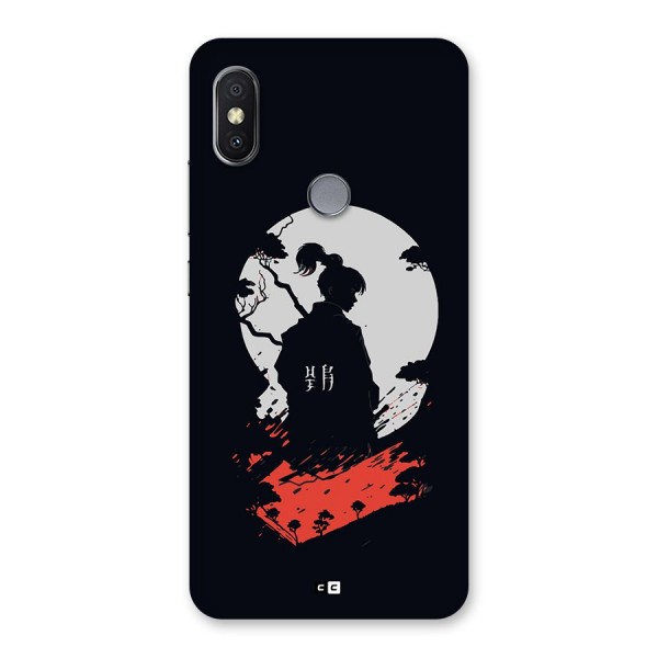 Japanese Warrior Back Case for Redmi Y2