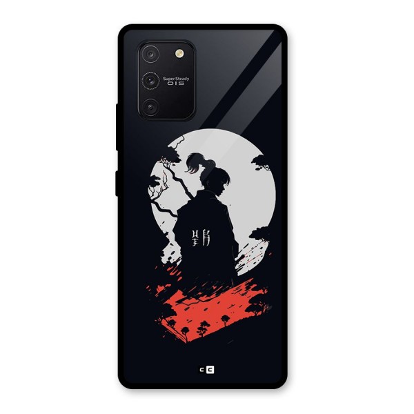 Japanese Warrior Glass Back Case for Galaxy S10 Lite