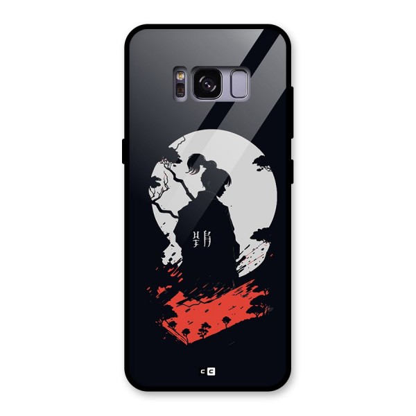 Japanese Warrior Glass Back Case for Galaxy S8