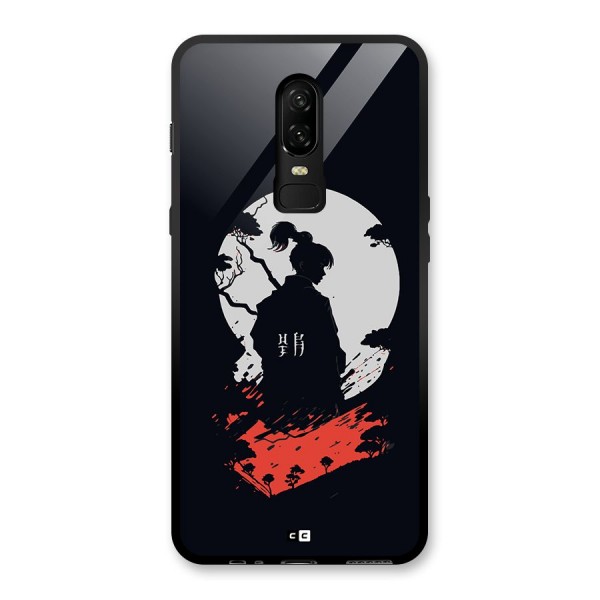 Japanese Warrior Glass Back Case for OnePlus 6