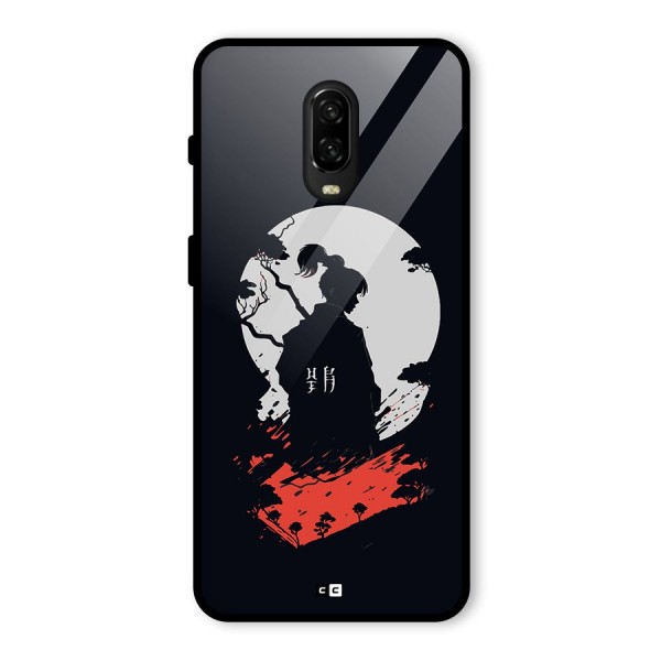 Japanese Warrior Glass Back Case for OnePlus 6T