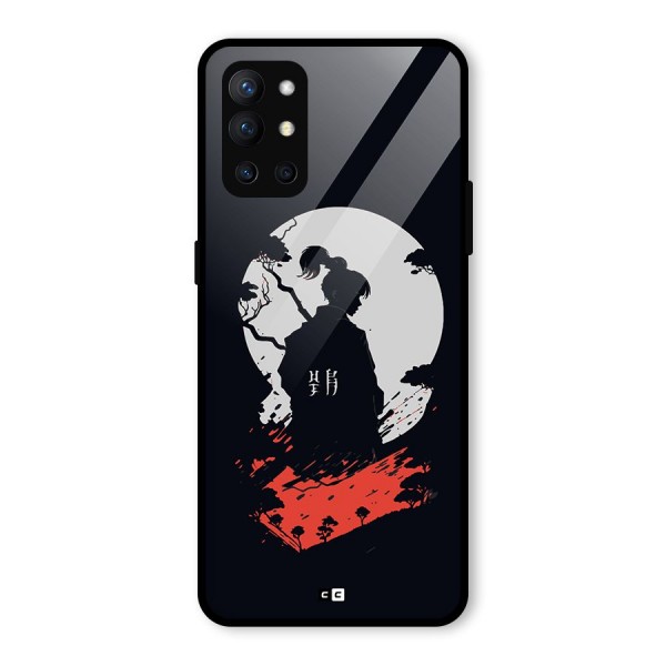 Japanese Warrior Glass Back Case for OnePlus 9R