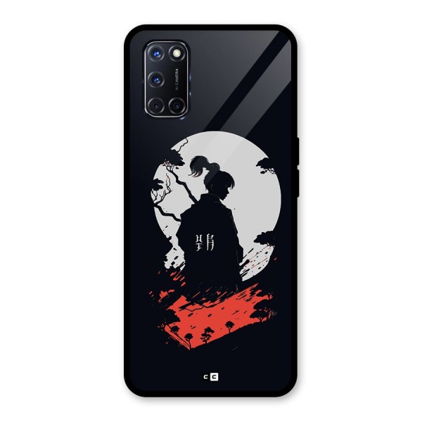 Japanese Warrior Glass Back Case for Oppo A52