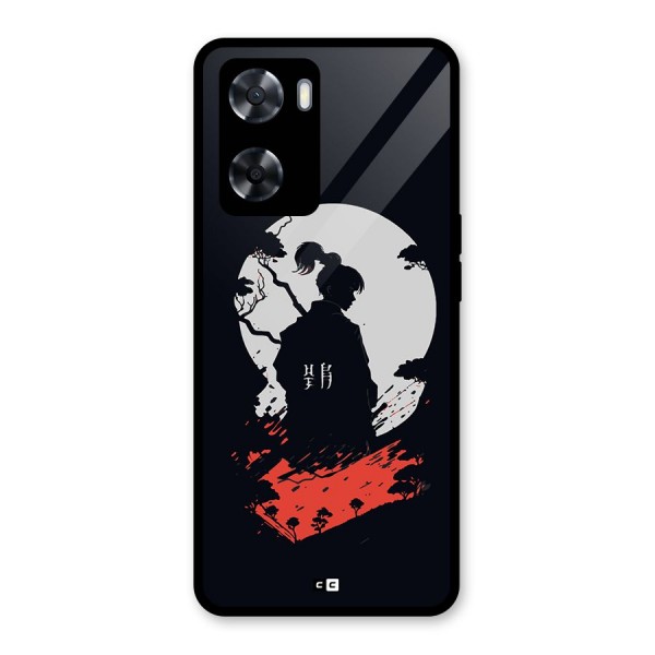 Japanese Warrior Glass Back Case for Oppo A57 2022