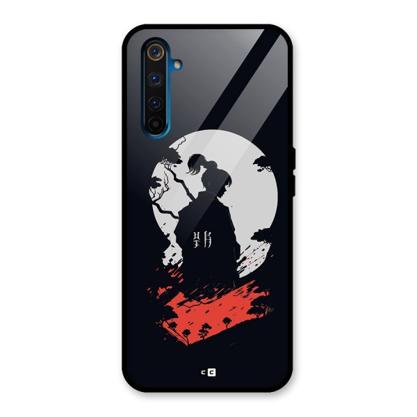 Japanese Warrior Glass Back Case for Realme 6 Pro