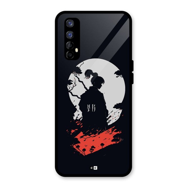 Japanese Warrior Glass Back Case for Realme 7