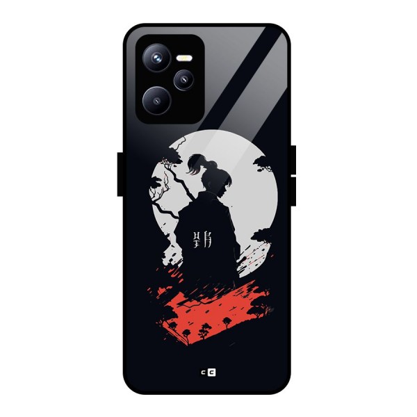 Japanese Warrior Glass Back Case for Realme C35