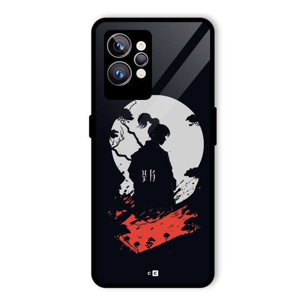 Japanese Warrior Glass Back Case for Realme GT2 Pro