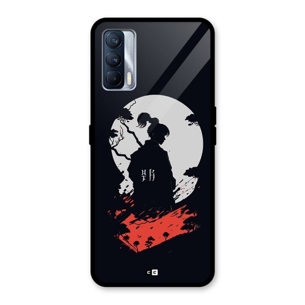 Japanese Warrior Glass Back Case for Realme X7