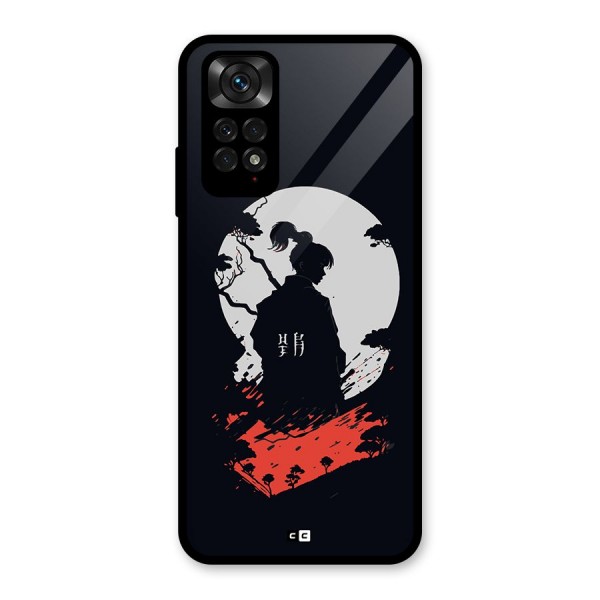 Japanese Warrior Glass Back Case for Redmi Note 11