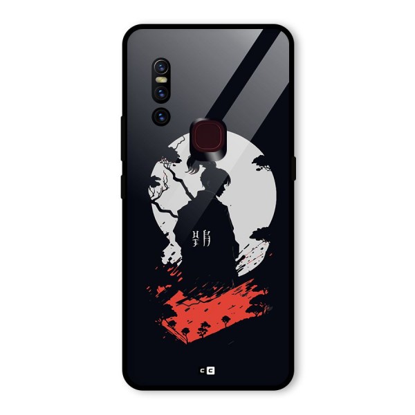 Japanese Warrior Glass Back Case for Vivo V15