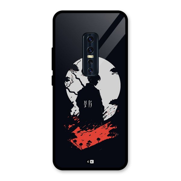 Japanese Warrior Glass Back Case for Vivo V17 Pro