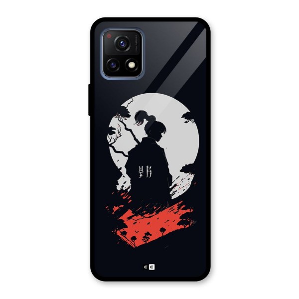 Japanese Warrior Glass Back Case for Vivo Y72 5G