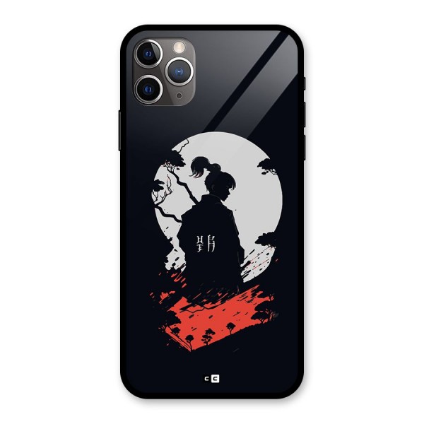 Japanese Warrior Glass Back Case for iPhone 11 Pro Max