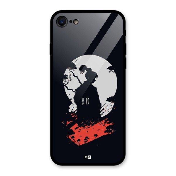 Japanese Warrior Glass Back Case for iPhone 7