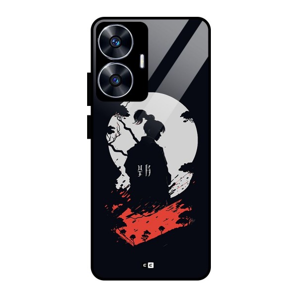 Japanese Warrior Glass Back Case for realme C55