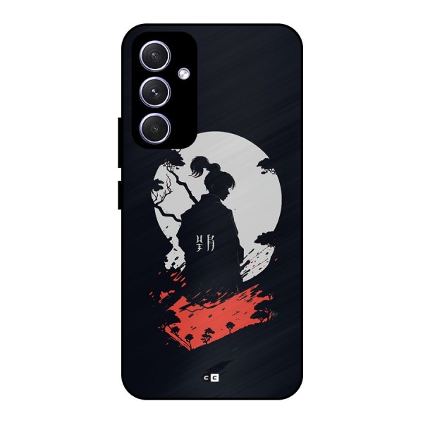 Japanese Warrior Metal Back Case for Galaxy A54