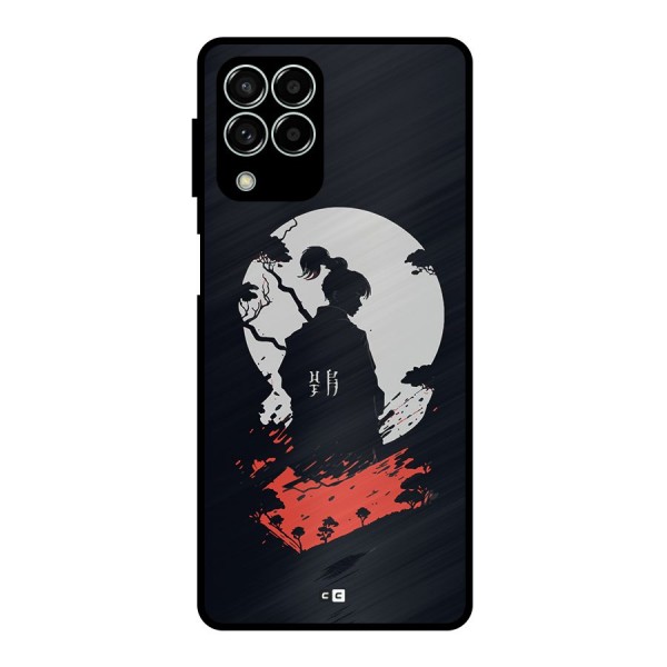 Japanese Warrior Metal Back Case for Galaxy M33