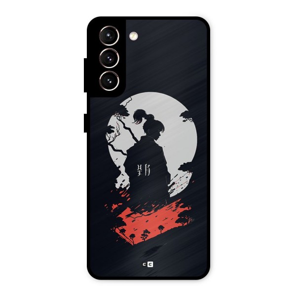 Japanese Warrior Metal Back Case for Galaxy S21 5G