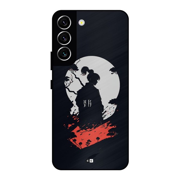 Japanese Warrior Metal Back Case for Galaxy S22 5G