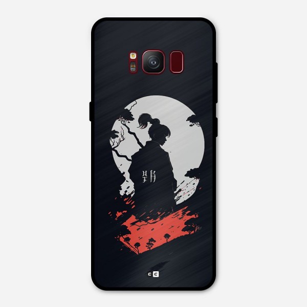 Japanese Warrior Metal Back Case for Galaxy S8