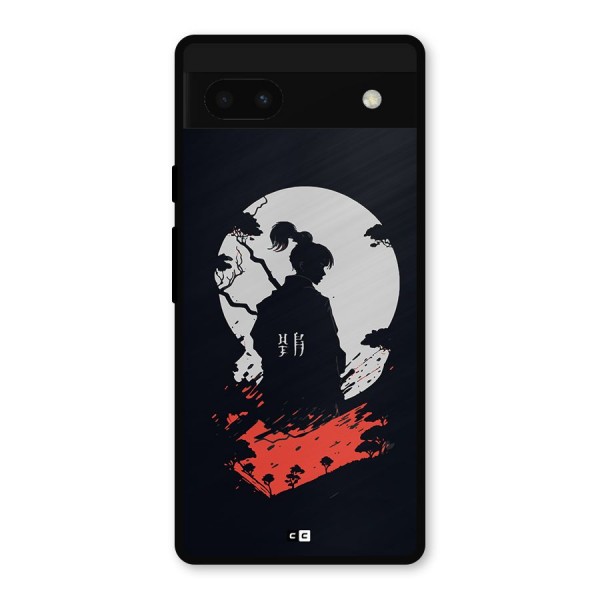 Japanese Warrior Metal Back Case for Google Pixel 6a