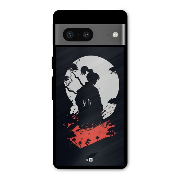 Japanese Warrior Metal Back Case for Google Pixel 7