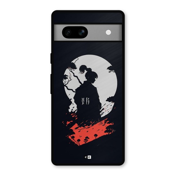 Japanese Warrior Metal Back Case for Google Pixel 7a